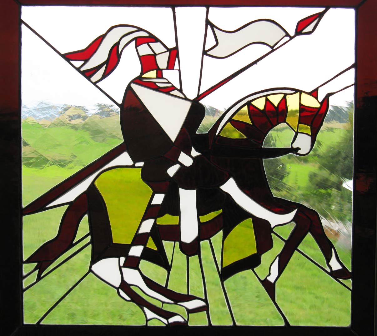 Glaskunst, Wappen Ritterschänke